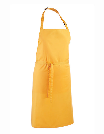 Premier Workwear Colours Collection Bib Apron PW150 in Sunflower (ca. Pantone 136C)
