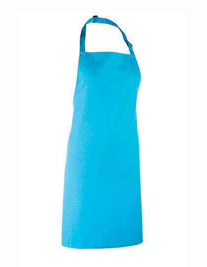 Premier Workwear Colours Collection Bib Apron PW150 in Turquoise (ca. Pantone 312C)