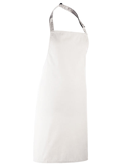 Premier Workwear Colours Collection Bib Apron PW150 in White