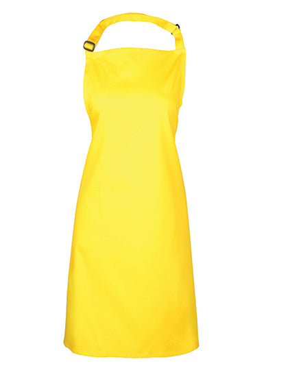 Premier Workwear Colours Collection Bib Apron PW150 in Yellow (ca. Pantone Yellow C)