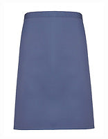 Premier Workwear Mittellange Bistroschürze Colours in Marine Blue (ca. Pantone 281C) – mit Firmenlogo individualisierbar