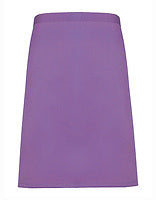 Premier Workwear Mittellange Bistroschürze Colours in Rich Violet (ca. Pantone 2587C) – mit Firmenlogo individualisierbar
