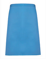 Premier Workwear Mittellange Bistroschürze Colours in Sapphire (ca. Pantone 300C) – mit Firmenlogo individualisierbar