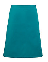 Premier Workwear Mittellange Bistroschürze Colours in Teal (ca. Pantone 3155C) – mit Firmenlogo individualisierbar