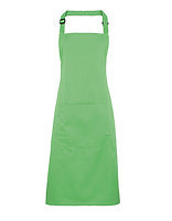 Premier Workwear Latzschürze Colours mit Tasche in Apple (ca. Pantone 360C) – mit Firmenlogo individualisierbar
