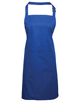 Premier Workwear Latzschürze Colours mit Tasche in Royal (ca. Pantone 286C) – mit Firmenlogo individualisierbar