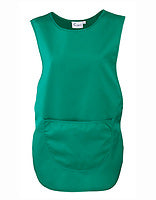 Premier Workwear Damen-Überwurfschürze mit Tasche in Emerald (ca. Pantone 341C) – mit Firmenlogo individualisierbar