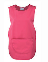 Premier Workwear Damen-Überwurfschürze mit Tasche in Fuchsia (ca. Pantone 219C) – mit Firmenlogo individualisierbar