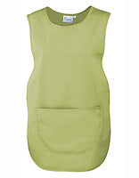 Premier Workwear Damen-Überwurfschürze mit Tasche in Lime (ca. Pantone 382C) – mit Firmenlogo individualisierbar