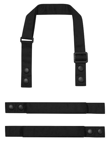 Premier Workwear Colours Swap & Pop Apron - Strap PW191 in Black (ca. Pantone Black C)