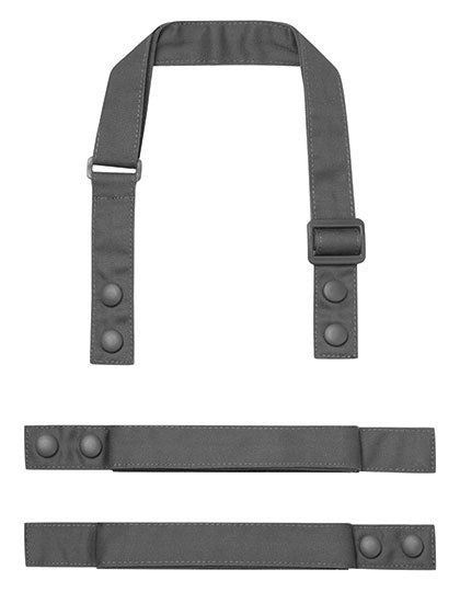 Premier Workwear Colours Swap & Pop Apron - Strap PW191 in Dark Grey (ca. Pantone 425C)