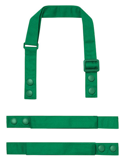 Premier Workwear Colours Swap & Pop Apron - Strap PW191 in Emerald (ca. Pantone 7728C)