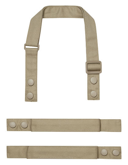 Premier Workwear Colours Swap & Pop Apron - Strap PW191 in Khaki (ca. Pantone 7536C)