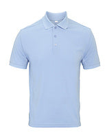 Premier Workwear Herren Coolchecker Gastro-Poloshirt in Light Blue (ca. Pantone 2708C) – mit Firmenlogo individualisierbar