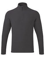 Premier Workwear Unisex Recyclight Quarter-Zip-Microfleece in Dark Grey – mit Firmenlogo individualisierbar