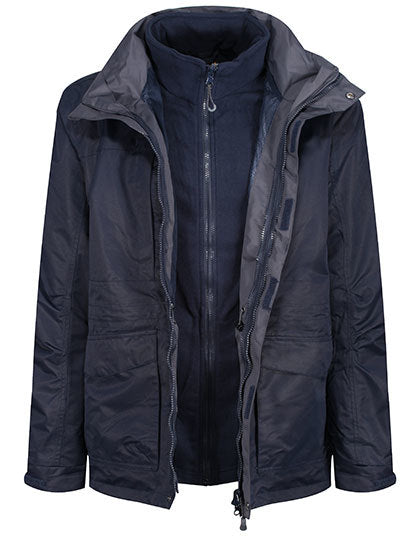 Regatta Professional Men´s Benson III Breathable 3 in 1 Jacket in Navy – mit Firmenlogo individualisierbar