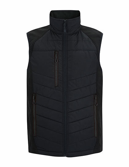 Regatta Professional Pro Universal Bodywarmer in Black/Ash (Heather) – mit Firmenlogo individualisierbar