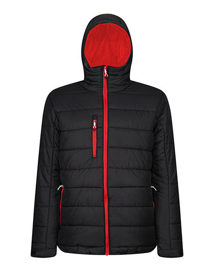 Regatta Professional Navigate Thermal Jacket in Black/Classic Red – mit Firmenlogo individualisierbar