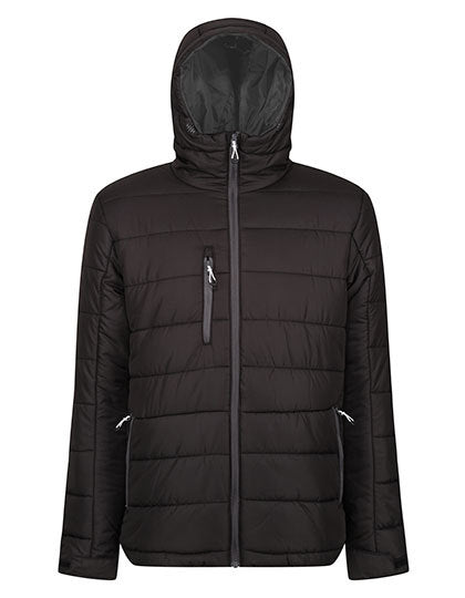 Regatta Professional Navigate Thermal Jacket in Black/Seal Grey – mit Firmenlogo individualisierbar