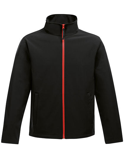 Regatta Professional Ablaze Printable Softshell Jacket RG628 in Black / Classic Red