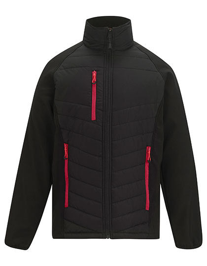 Regatta Professional Pro Universal Jacket in Black/Classic Red – mit Firmenlogo individualisierbar