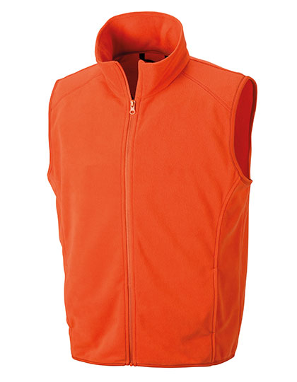 Microfleece Bodywarmer – Stilvoll und Funktional von Result Core – Produkt- und Farbansicht für Textildruck und Stickerei