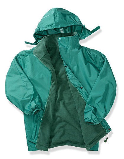 Result Recycled Stormdri 6000 Recycled Coat in Bottle Green/Bottle Green – mit Firmenlogo individualisierbar