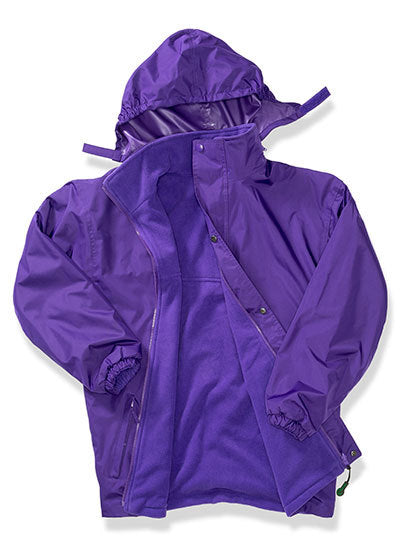 Result Recycled Stormdri 6000 Recycled Coat in Purple/Purple – mit Firmenlogo individualisierbar