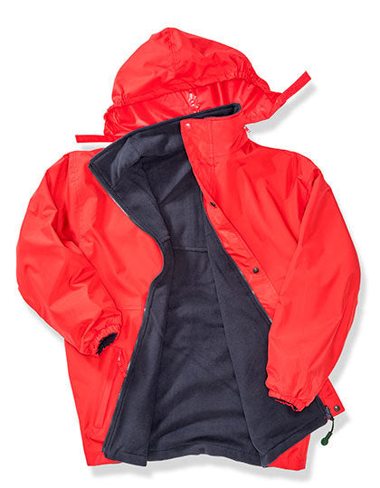 Result Recycled Stormdri 6000 Recycled Coat in Red/Navy – mit Firmenlogo individualisierbar