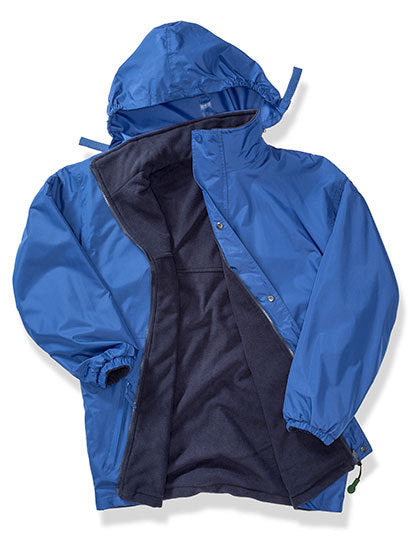 Result Recycled Stormdri 6000 Recycled Coat in Royal/Navy – mit Firmenlogo individualisierbar