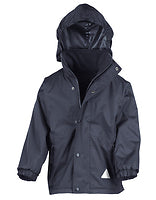 Result Recycled Kinder-Regenmantel Stormdri 6000 Recycled in Navy – mit Firmenlogo individualisierbar