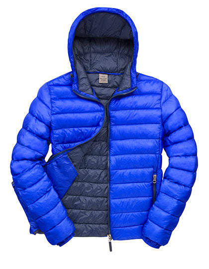 Result Men´s Snow Bird Hooded Jacket in Royal/Navy – mit Firmenlogo individualisierbar