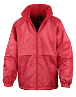 Result Core Kinderjacke mit Microfleece-Futter in Red – mit Firmenlogo individualisierbar