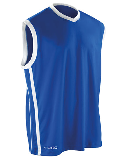 Men´s Basketball Quick Dry Top von Spiro – Produkt- und Farbansicht für Textildruck und Stickerei
