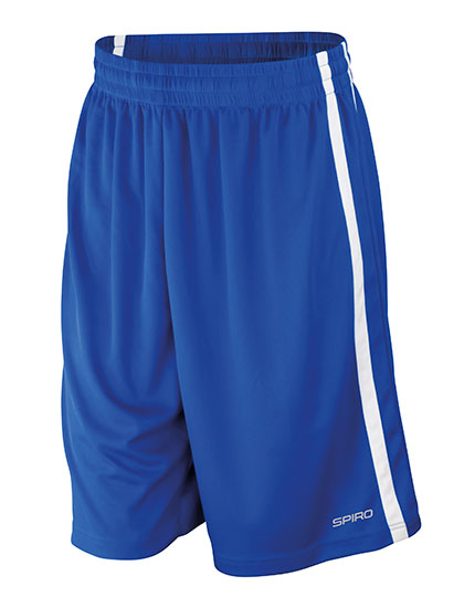 Men´s Basketball Quick Dry Short von Spiro – Produkt- und Farbansicht für Textildruck und Stickerei