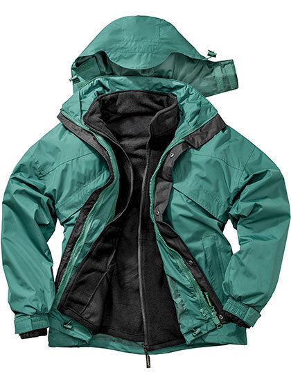 Result 3-in-1 Zip & Clip Jacket in Bottle – mit Firmenlogo individualisierbar