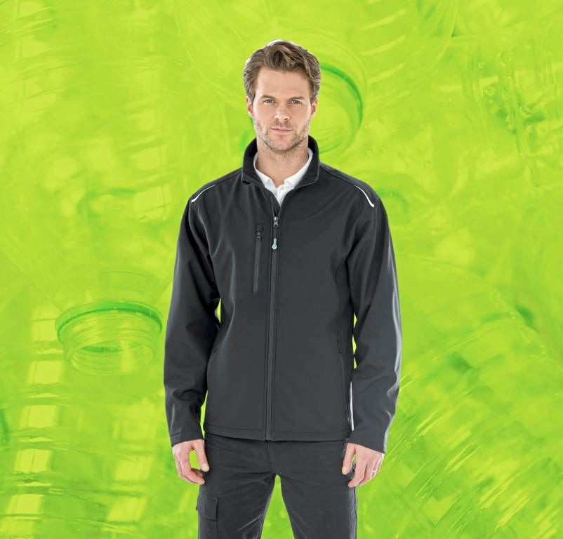 Reflektierende Softshell-Jacke mit Mikrofleece-Innenfutter