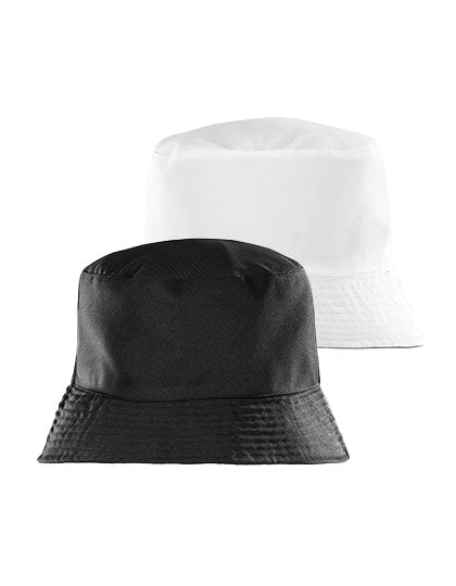 Result Recycled Recycled Reversible Bucket Hat RT985 in Black
