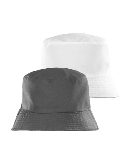 Result Recycled Recycled Reversible Bucket Hat RT985 in Grey