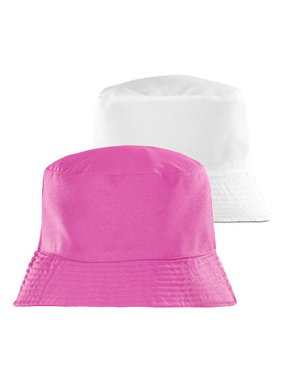 Result Recycled Recycled Reversible Bucket Hat RT985 in Pink