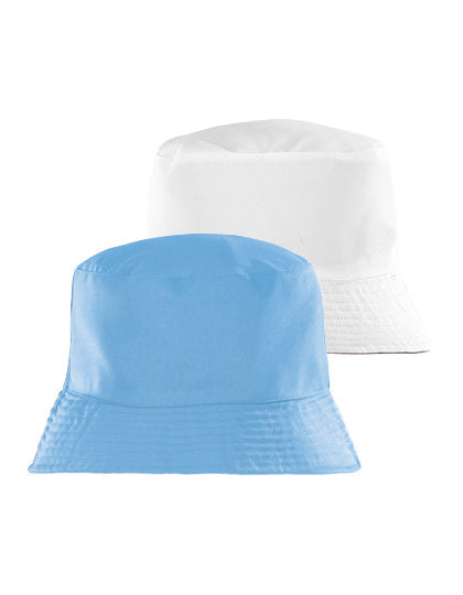 Result Recycled Recycled Reversible Bucket Hat RT985 in Sky