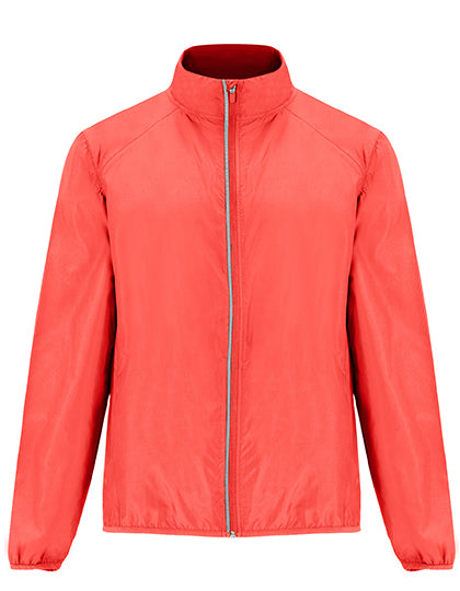 Roly Men´s Glasgow Windjacket in Fluor Coral 234 – mit Firmenlogo individualisierbar