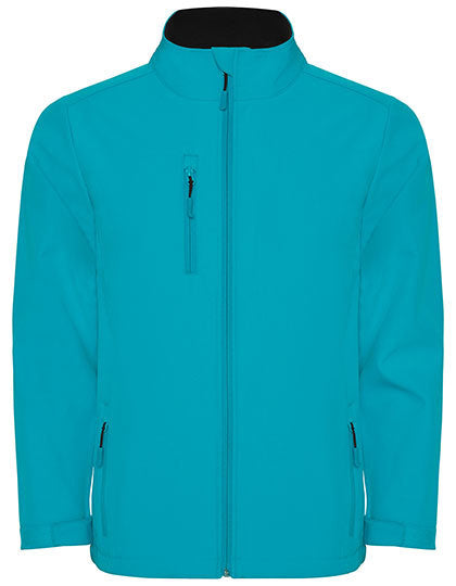 Roly Men´s Nebraska Softshell Jacket in Aquamarine 236 – mit Firmenlogo individualisierbar