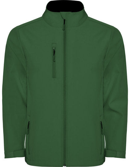 Roly Men´s Nebraska Softshell Jacket in Bottle Green 56 – mit Firmenlogo individualisierbar