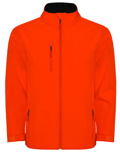 Roly Men´s Nebraska Softshell Jacket in Fire Orange 316 – mit Firmenlogo individualisierbar