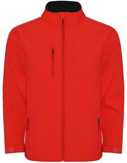 Roly Men´s Nebraska Softshell Jacket in Red 60 – mit Firmenlogo individualisierbar