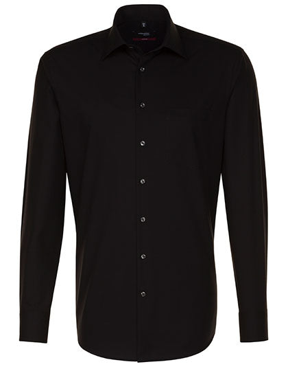 Seidensticker Men´s Shirt Regular Fit Long Sleeve SN003000 in Black