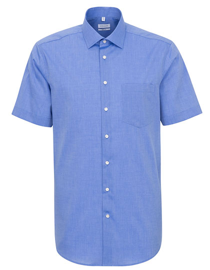 Men´s Shirt Regular Fit Short Sleeve von Seidensticker – Produkt- und Farbansicht für Textildruck und Stickerei