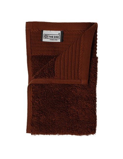 The One Towelling® Classic Guest Towel TH1020 in Brown