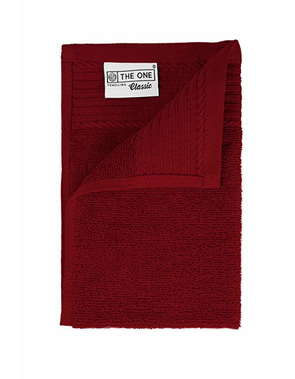 The One Towelling® Classic Guest Towel TH1020 in Burgundy